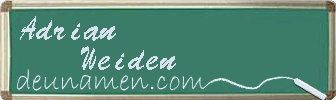 Adrian Weiden Visitenkarte